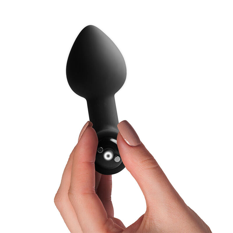 ROCKS-OFF - MINI BAGUETTE RECHARGEABLE 16 FONCTIONS ROSE PIVOINE