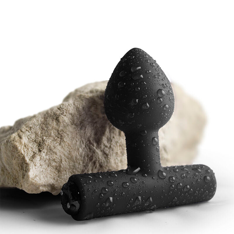 ROCKS-OFF - MINI BAGUETTE RECHARGEABLE 16 FONCTIONS ROSE PIVOINE