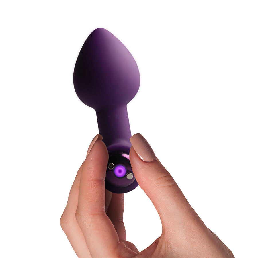 ROCKS-OFF - MINI BAGUETTE RECHARGEABLE 16 FONCTIONS ROSE PIVOINE