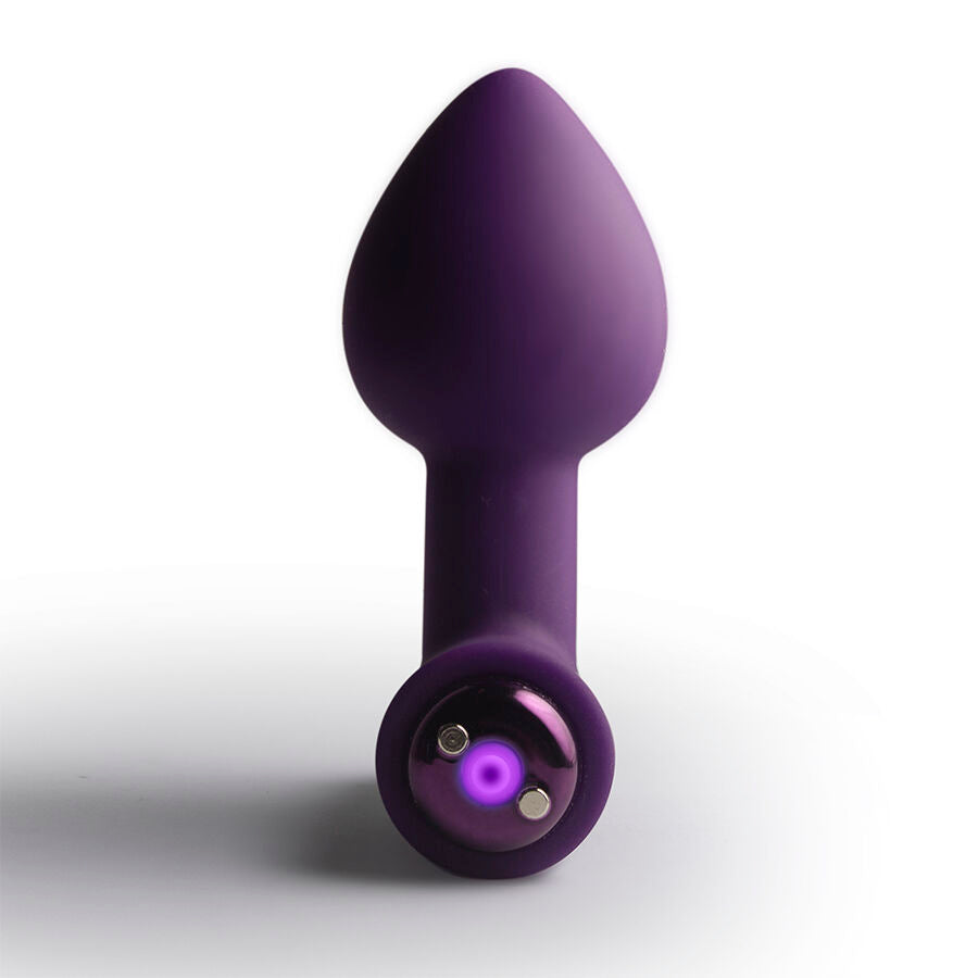 ROCKS-OFF - MINI BAGUETTE RECHARGEABLE 16 FONCTIONS ROSE PIVOINE