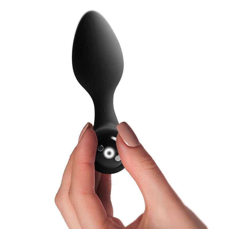 ROCKS-OFF - MINI BAGUETTE RECHARGEABLE 16 FONCTIONS ROSE PIVOINE