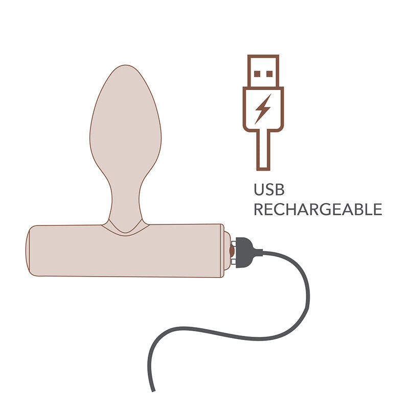 ROCKS-OFF - MINI BAGUETTE RECHARGEABLE 16 FONCTIONS ROSE PIVOINE