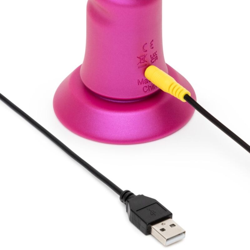 ROMP - JIGGLE VIBRATEUR À VENTOUSE ROSE, AVEC MOUVEMENTS DE HAUT EN BAS