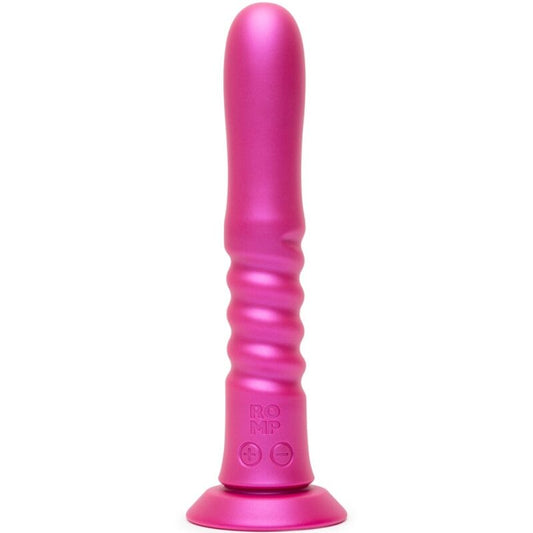 ROMP - JIGGLE VIBRATEUR À VENTOUSE ROSE, AVEC MOUVEMENTS DE HAUT EN BAS