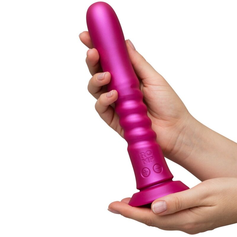 ROMP - JIGGLE VIBRATEUR À VENTOUSE ROSE, AVEC MOUVEMENTS DE HAUT EN BAS