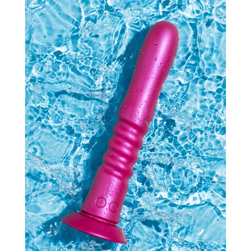 ROMP - JIGGLE VIBRATEUR À VENTOUSE ROSE, AVEC MOUVEMENTS DE HAUT EN BAS