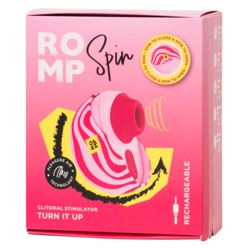 ROMP - ANTITUDE DE SUCCION CLITORIELLE ROTATIVE AVEC OUVERTURE ET FERMETURE ROTATIVES