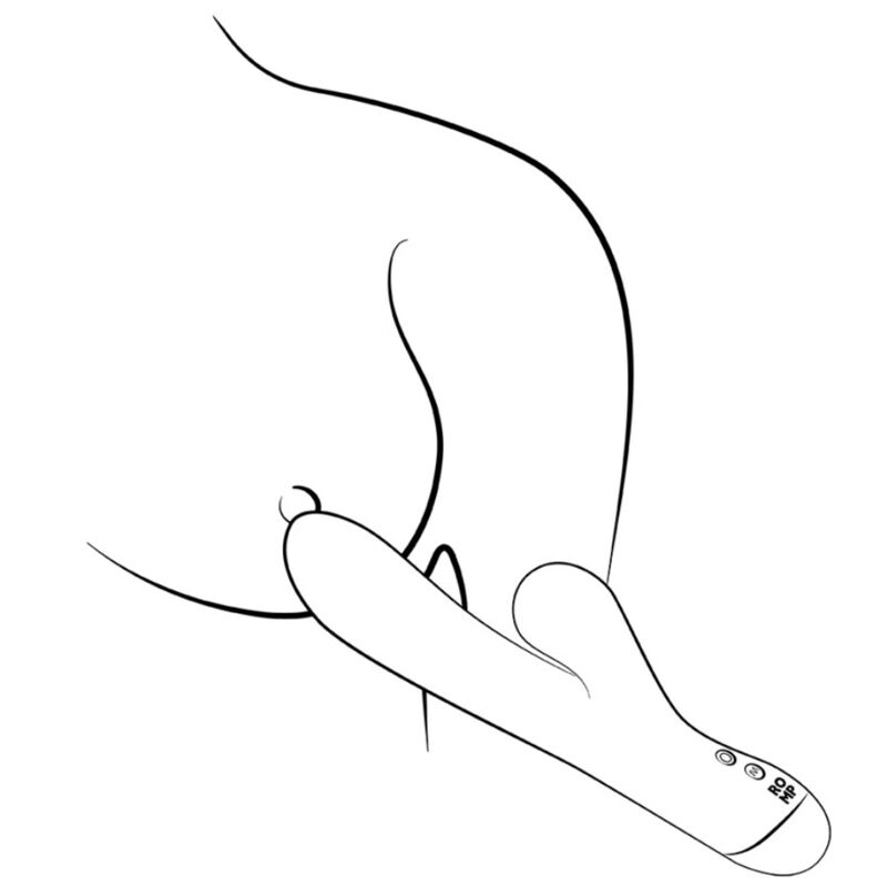 ROMP - PULSE VIBRATEUR DOUBLE POINT G RABBIT BLEU ÉLECTRIQUE