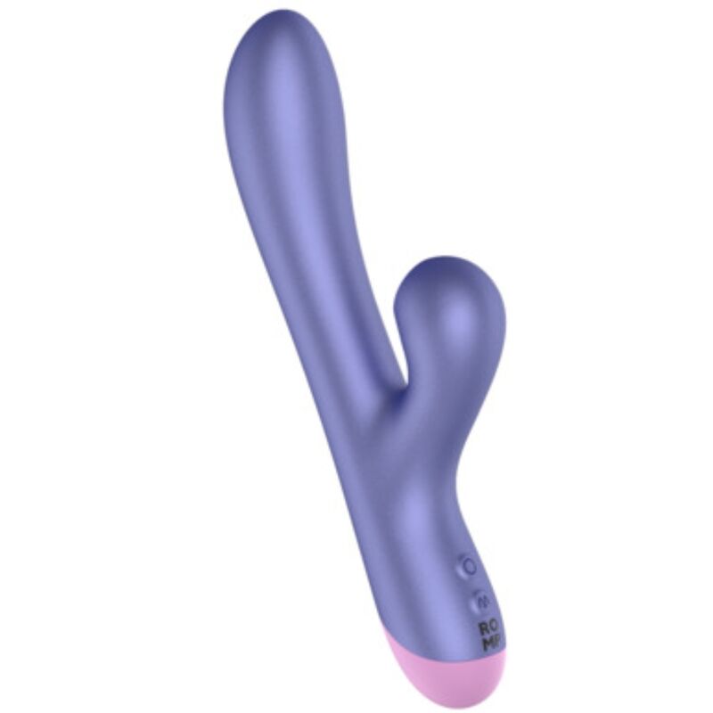ROMP - PULSE VIBRATEUR DOUBLE POINT G RABBIT BLEU ÉLECTRIQUE