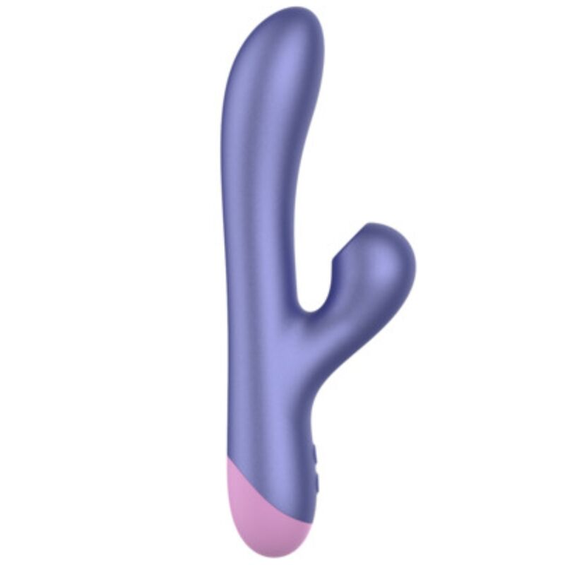 ROMP - PULSE VIBRATEUR DOUBLE POINT G RABBIT BLEU ÉLECTRIQUE