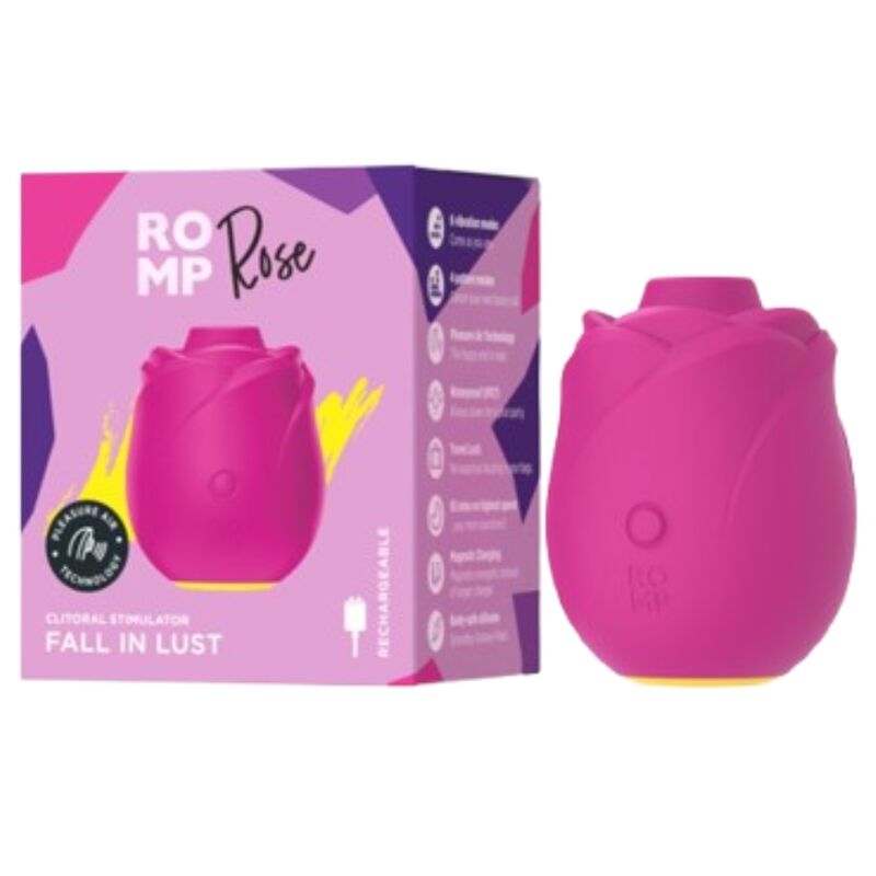 ROMP - ROSE OUTIL DE SUCCION CLITORIDIENNE EN FORME DE ROSE