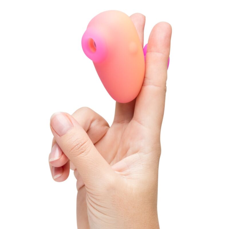 ROMP - KISS VIBRATEUR À DOIGTS RECHARGEABLE À SUCCION CLITORIALE