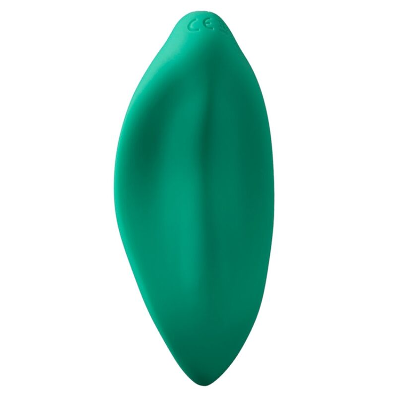 ROMP - VIBRATEUR WAVE STIMULATEUR CLITORIAL FORME ERGONOMIQUE VERT D'EAU