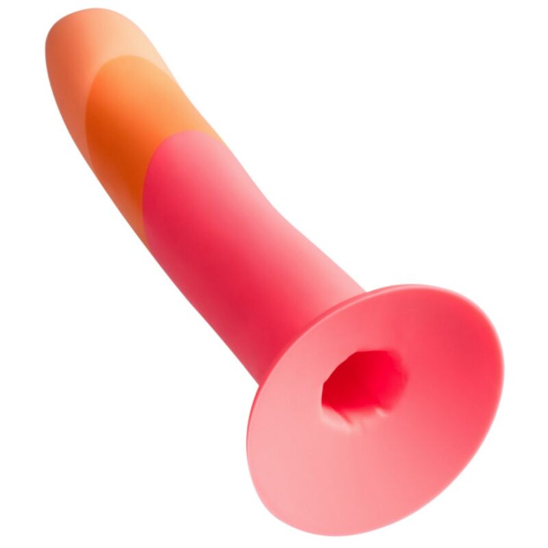 ROMP - DIZI GODEMICHET EN SILICONE AVEC VENTOUSE TRICOLÉ 18 CM
