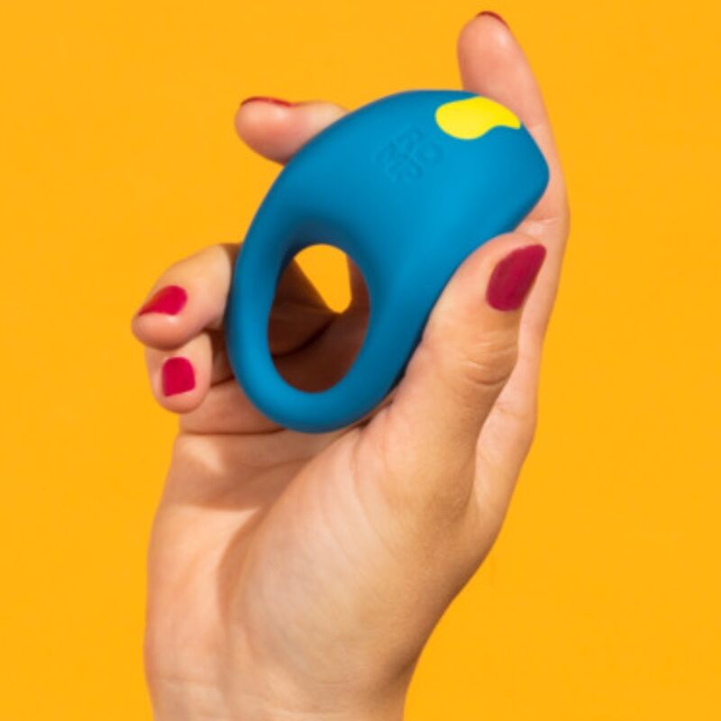 ROMP - JUKE ANNEAU PÉNIS EN SILICONE AVEC VIBRATEUR DE STIMULATION CLITORIALE