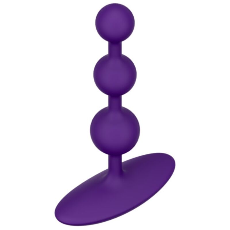 ROMP - AMP PERLES ANALES EN SILICONE FLEXIBLE VIOLETTES 12,5 CM