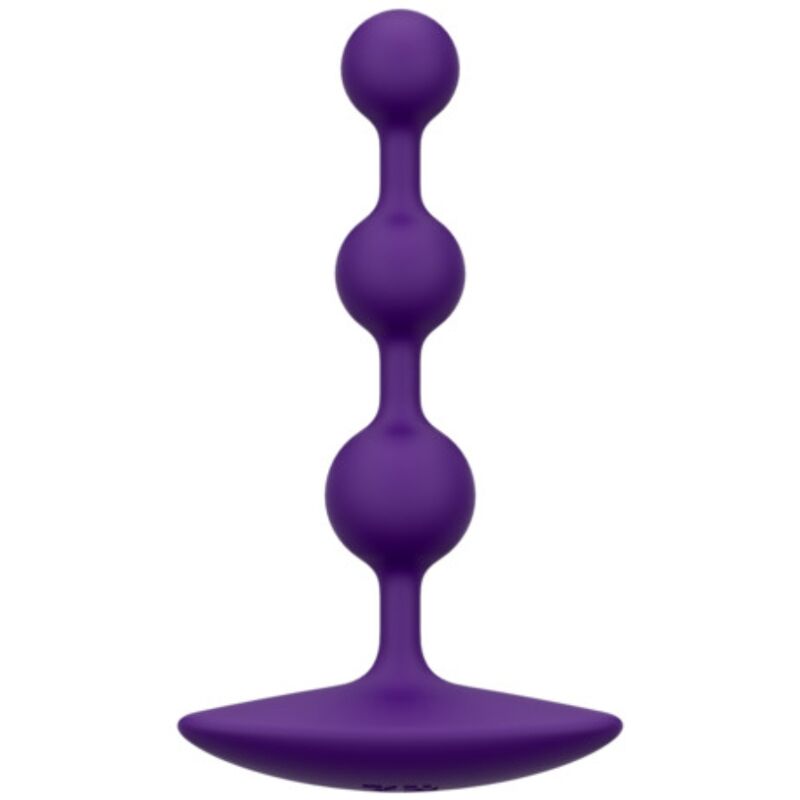 ROMP - AMP PERLES ANALES EN SILICONE FLEXIBLE VIOLETTES 12,5 CM
