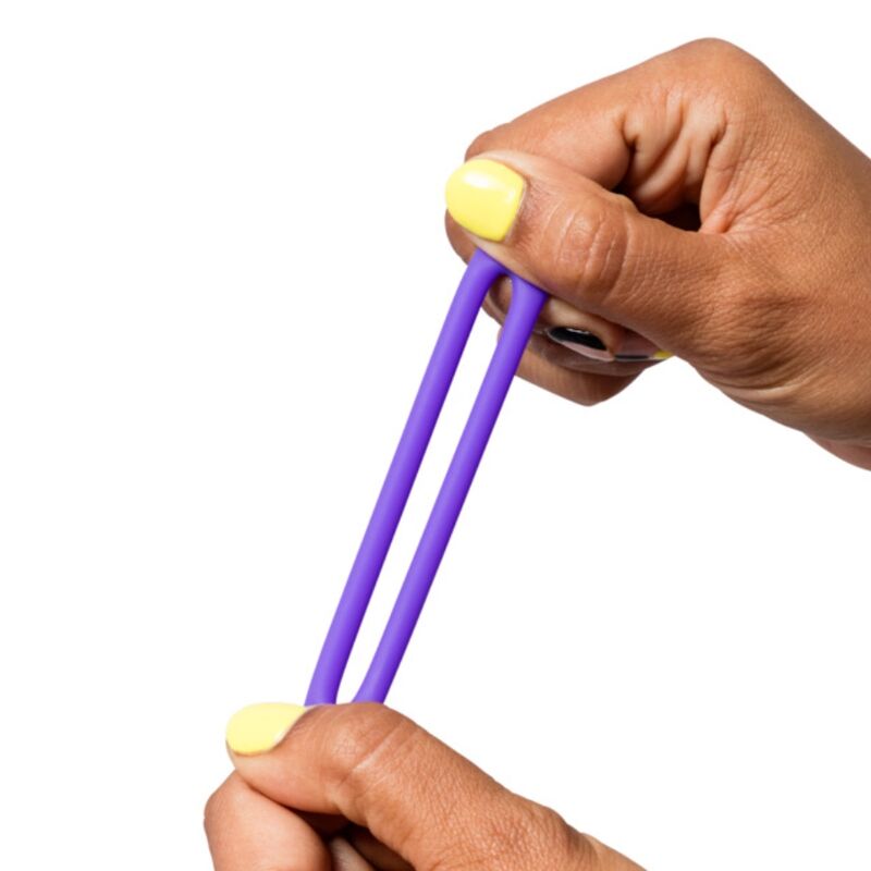 ROMP - REMIX TRIO ENSEMBLE DE 3 ANNEAUX PÉNIS EN SILICONE VIOLETTES