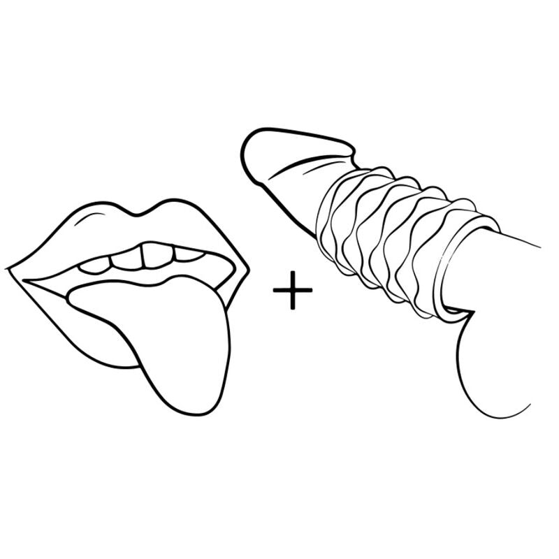 ROMP - MOSH MASTURBATEUR MÂLE TRANSPARENT AVEC GAINE RÉVERSIBLE DE 6 CM