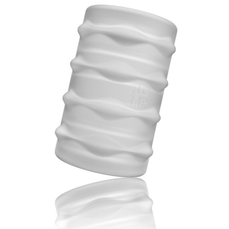 ROMP - MOSH MASTURBATEUR MÂLE TRANSPARENT AVEC GAINE RÉVERSIBLE DE 6 CM