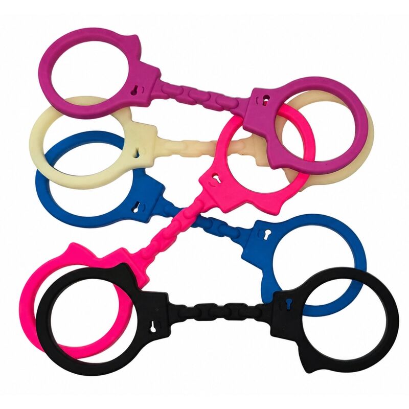 DIABLO PICANTE - MENOTTES EN SILICONE FLUORESCENTES
