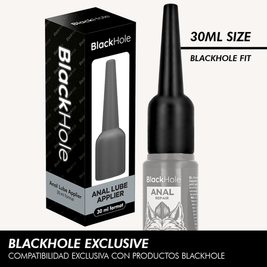 BLACK HOLE - APPLICATEUR DE LUBRIFIANT ANAL TAILLE S 30 ML