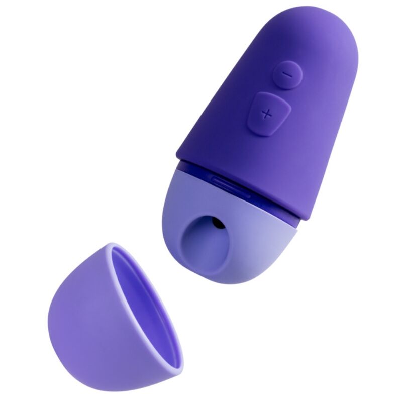 ROMP - STIMULATEUR CLITORIAL GRATUIT AVEC COUVERCLE, 10 NIVEAUX, RECHARGEABLE, VIOLET
