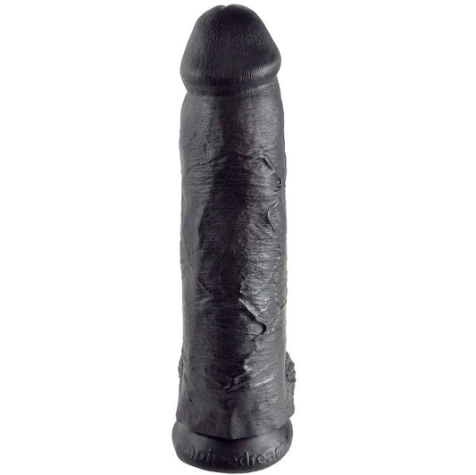 KING COCK - GODE NOIR AVEC BOULES 30.48 CM