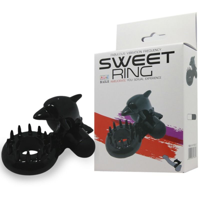 BAILE - ANNEAU DOUX AVEC STIMULATEUR CLITORIS DOLPHIN